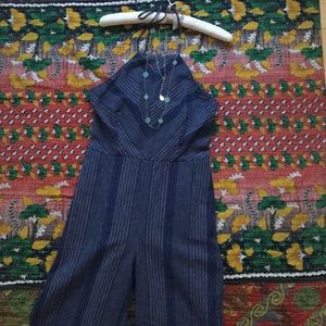 🌿Halter top Linen Jumpsuit